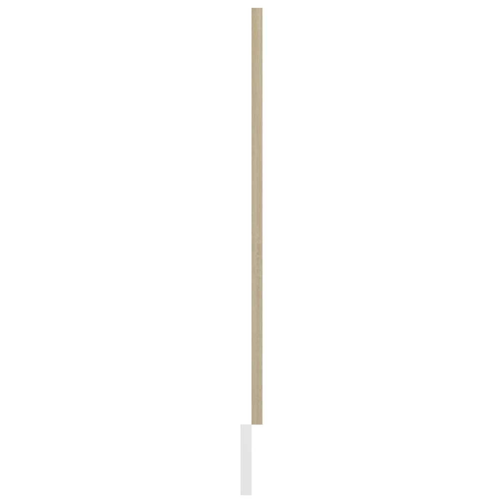 NNEVL Dishwasher Panel Sonoma Oak 45x3x67 cm Chipboard