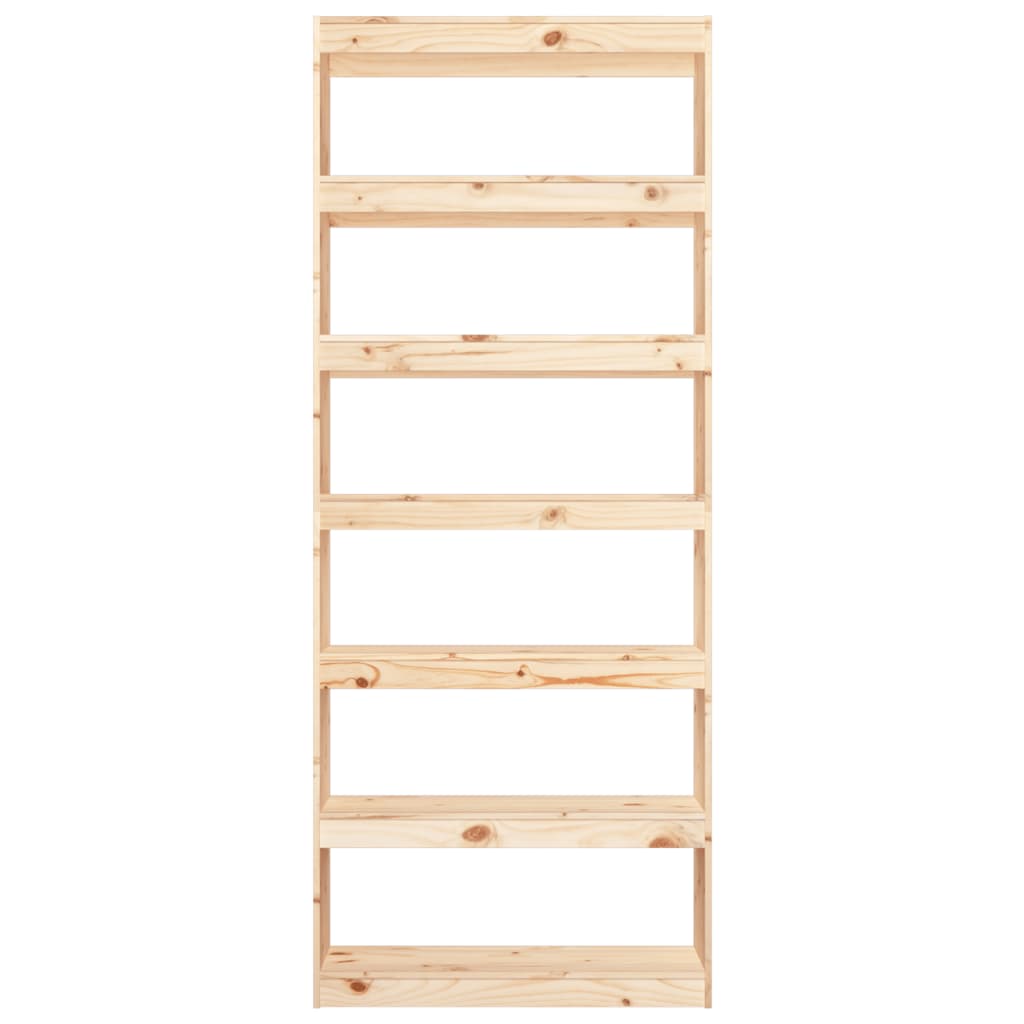 NNEVL Book Cabinet/Room Divider 80x30x199.5 cm Solid Wood Pine