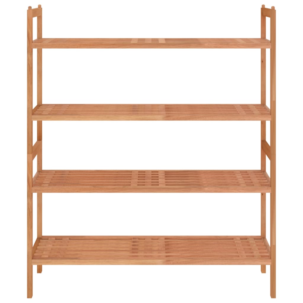 NNEVL Shoe Racks 2 pcs 69x27x41 cm Solid Wood Walnut