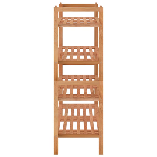 NNEVL Shoe Racks 2 pcs 69x27x41 cm Solid Wood Walnut
