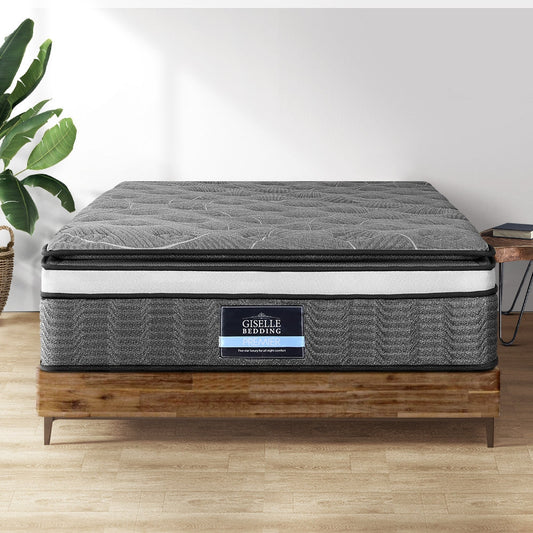 NNEDSZ Giselle Bedding 34cm Mattress Double Layer Pocket Spring Double